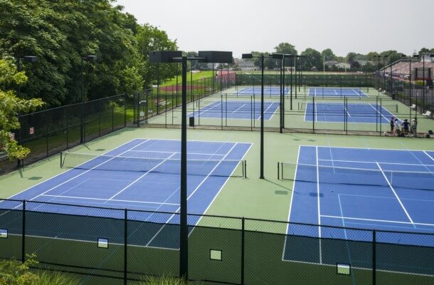 Fencing for Tennis Courts in San Mateo, California