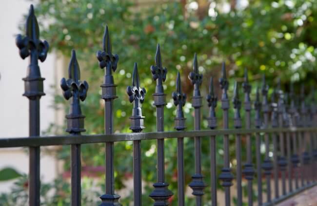 Iron Privacy Fencing.