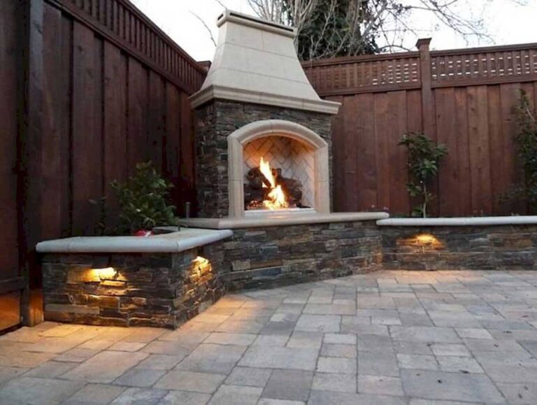 The Impact of Fencing on Outdoor Fireplaces